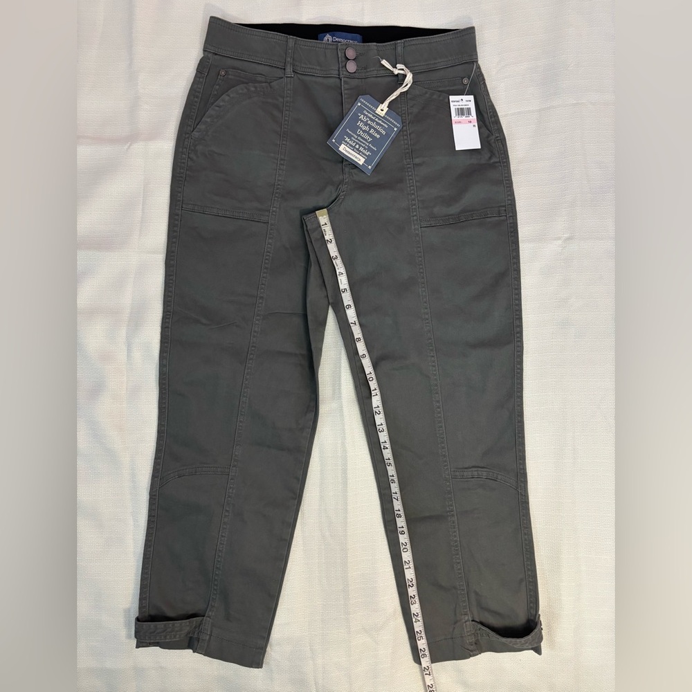 Democracy Women's "Ab"solution High-Rise Tapered Utility Jeans Sz 10 NWT - - Picture 12 of 14